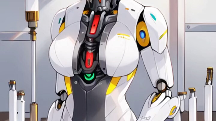Biến thành cô gái robot