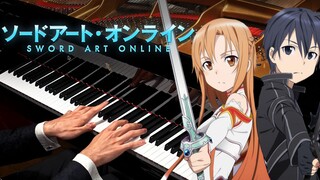 【Animenz】Swordland - 刀剑神域 主题曲 钢琴版
