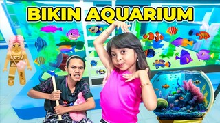 LEIKA PUNYA BANYAK IKAN 😍🥰 LEIKA DAN TOMPEL BIKIN AQUARIUM RAKSASA [ROBLOX INDONESIA]