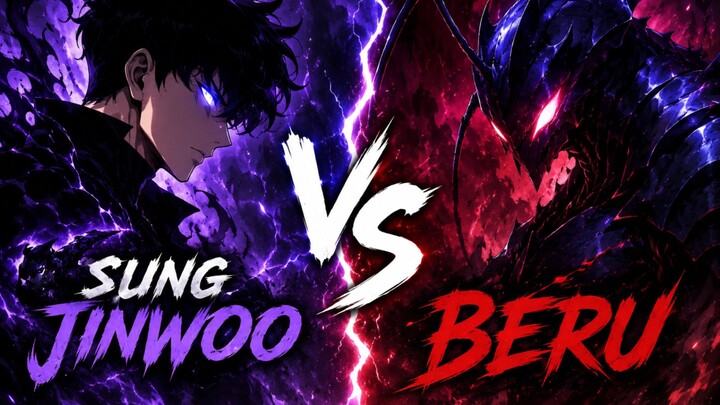 Jinwoo vs Beru _ Full Fight _ Solo Leveling _ 4k 60fps _ ENG DUB