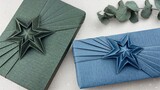 Gói quà | Gói quà Giáng sinh + Trang trí ngôi sao Giáng sinh Origami