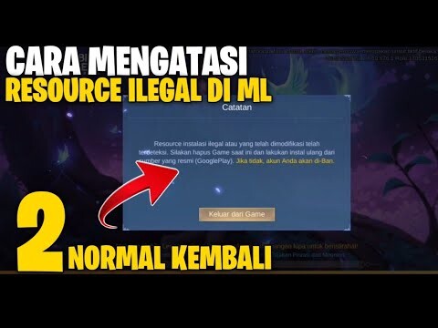 CARA MENGATASI PERINGATAN BANNED DI MOBILE LEGEND||CUMA 2 MENIT KELAR