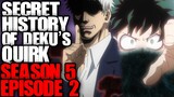 The Secret History of Deku's Quirk / My Hero Academia Season 5 Episode 2 Breakdown