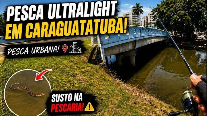 O LUGAR MAIS IMPROVÁVEL DA CIDADE VIROU UMA PESCARIA INSANA!  - Bora ali pescar