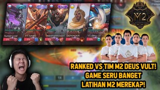 JEJE RANKED VS DEUS VULT TIM M2 ! TIM KUAT CALON SAINGAN INDONESIA !  - Mobile Legends