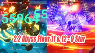 2.2 Abyss Floor 11 & Floor 12 9 Star - Xiao & Raiden Shogun Gameplay - Genshin Impact