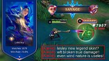 SAVAGE!! NEW REVAMP LEGEND SKIN + RAXIE BEST BUILDS & EMBLEMS! = EVEN WIND OF NATURE CAN'T SAVE YOU!