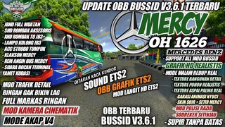 UPDATE OBB BUSSID V3.6.1 SOUND ETS2 MERCY OH1626 | GRAFIK HD REAL | BUS SIMULATOR INDONESIA