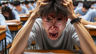 Hãy để AI vẽ bức tranh về một sinh viên đại học thức trắng đêm để ôn tập trước kỳ thi