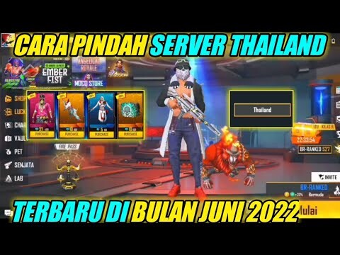 CARA PINDAH/MASUK SERVER LUAR NEGERI FF THAILAND TERBARU 2022 100% WORK GANTI SERVER