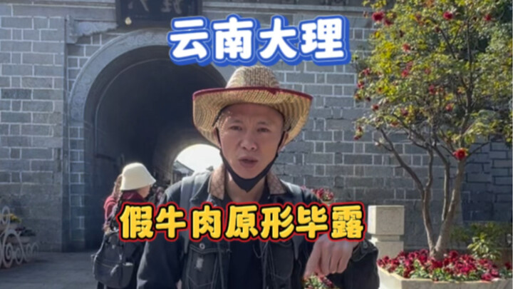 In Dali, Yunnan, fake beef was exposed.