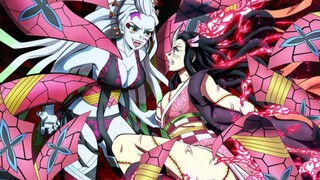 nezuko vs daki moments