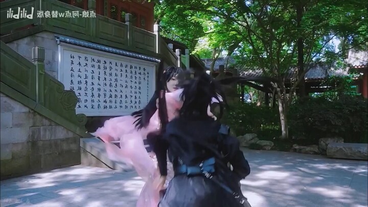 Ballet practice use [mirrored] Black Flower Empty Stage Play (full dance version)
