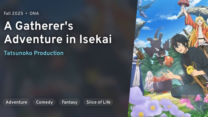 A.Gatherers.Adventure.in.Isekai.S01E01.Sub Indo