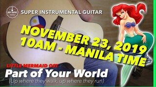 Part of Your World Little Mermaid OST Teaser Instrumental Guitar cover