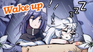 [Anime Arknights] Tidur Siang (dari 2 Serigala) ️🌩️