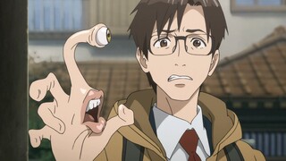 A man fights Parasyte -the maxim- alone to save his classmate