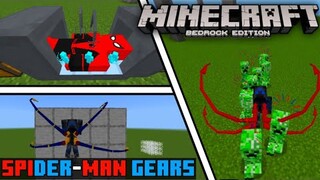 【Minecraft Addon】Spider-Man Metal Legs and Gears | Minecraft Bedrock