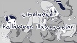 Halloween Illustration Timelapse