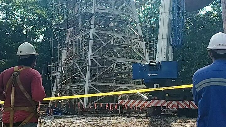 elevated Water Tank2 erection 💪.