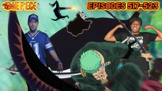The Straw Hats Reunite! One Piece Episodes 517-523 Reaction