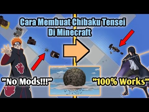 Cara membuat Chibaku Tensei di Minecraft | How to Make Chibaku Tensei in Minecraft | Anime Naruto