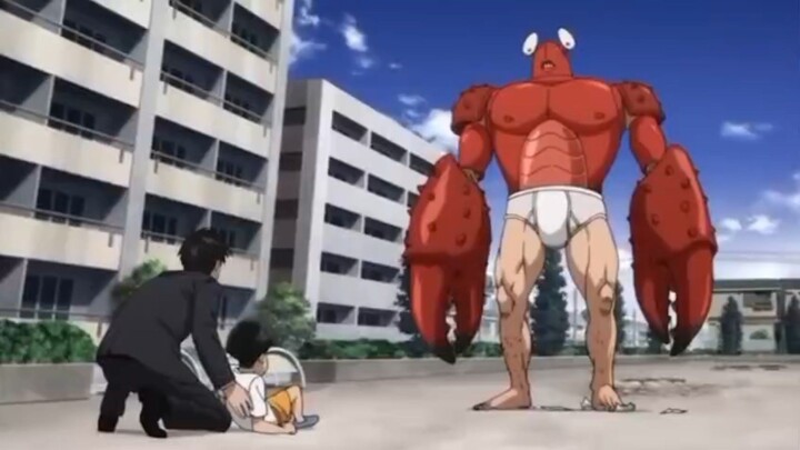 one punch man kepiting lucu