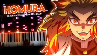 Homura (炎) - Demon Slayer: Kimetsu no Yaiba Movie: Mugen Train | LiSA (piano)