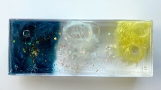 [DIY]Fun ways to play with slime mud of three colors