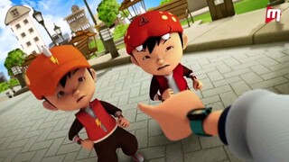 animasi boboiboy halilintar vs boboiboy taufan dub indo 😄😁