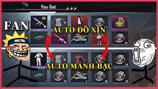 FAKE IP + GIẢ NGHÈO MỞ HÒM ĐỒ FREE CHO FAN | AUTO ĐỒ HUYỀN THOẠI VÀ CÁI KẾT || PUBG MOBILE