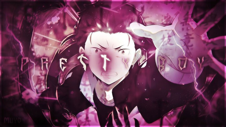 Subaru Natsuki「AMV」- PRETTY BOY V3 🥀 - Re-Zero 4K Edit!