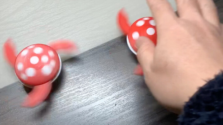 I printed a poisonous-mushroom-shaped fidget spinner myself—it’s both fun and stress-relieving! #Try