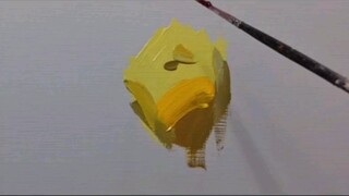 Teaching you how to draw a colorful apple in ten strokes
