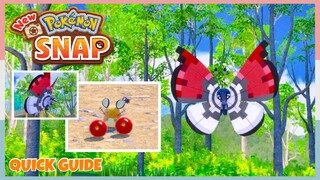 How To Lure Out Pokeball Vivillon At Research Camp *Entrance Route* | New Pokemon Snap - Quick Guide