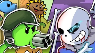 【สองภาษาอย่างเป็นทางการ】BLOOM N BRAINZ - Pea Shooter SANS 【 FNF และ Undertale Animation 】