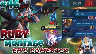 Super Epic Comeback | Ruby Montage #46 | ikanji Gaming | Mobile Legend
