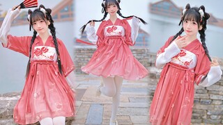 谁家姑娘这么水灵？舞一曲花月成双【可心喵】