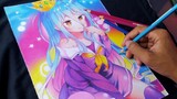 Without Pen || Shiro No Game No Life Speed Drawing