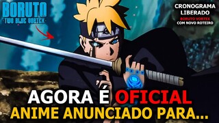 URGENTE! ANIME DE BORUTO COM DATA PARA VOLTAR + NARUTO ANIME!