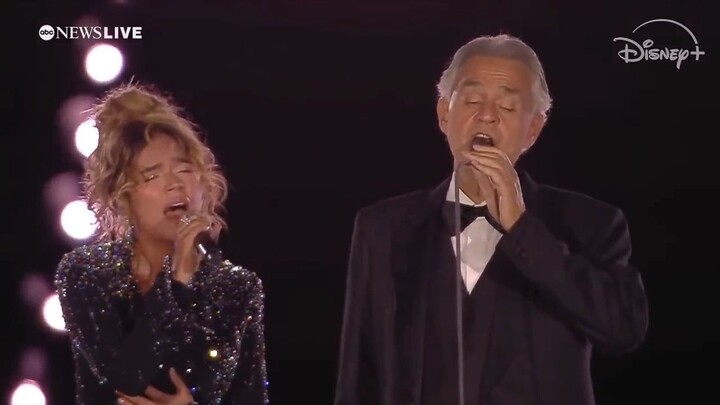 Karol G and Andrea Bocelli live at the Vatican 2025