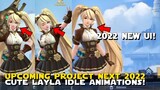 NEW UPCOMING 2022 HOMESCREEN UI FOR PROJECT NEXT | 3D CUTE LAYLA? | MOBILE LEGENDS NEW UI