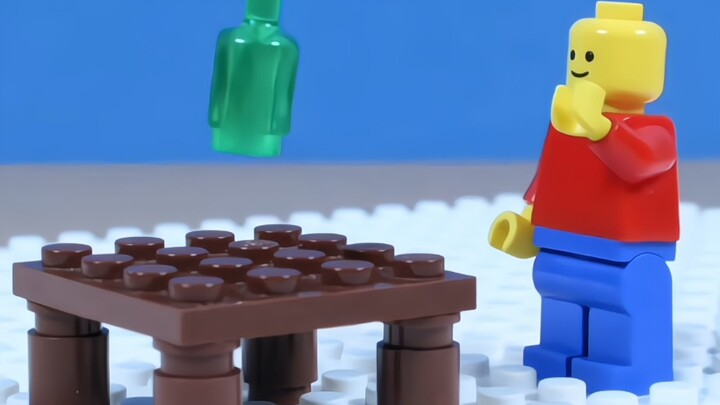 "Berbagi dengan Anda animasi stop-motion balok susun yang menarik"