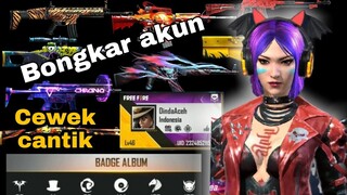 Bongkar Akun Free Fire!! Cewek Cantik!