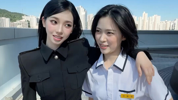 Tantangan LEMONADE+MOTTO oleh Yoo Jeong-min & Shin Yoo-jin 🖤🤍