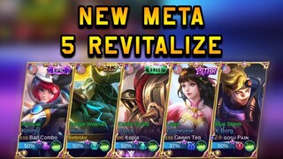 We Tried 5 Revitalize In Mythic Rank LOL SUPER OP! | Mobile Legends