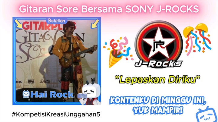 Sony J-Rocks "Lepaskan Diriku" di Gitaran Sore Banjarmasin