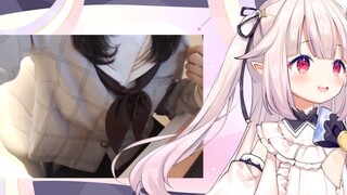 Loli Jepang menyalakan kamera dan mengenakan seragam JK! dipertanyakan oleh penonton