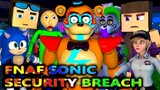 FNAF SECURITY BREACH VS SONIC, Steve, Baldi, Minecraft Animation Monster Movie Story Challenge.
