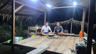 Chuẩn bị đầy đủ cho căn chòi của Bin Béo. Cháo gà xé phay lấy lại sức - Bin Đen Miền Tây # 108